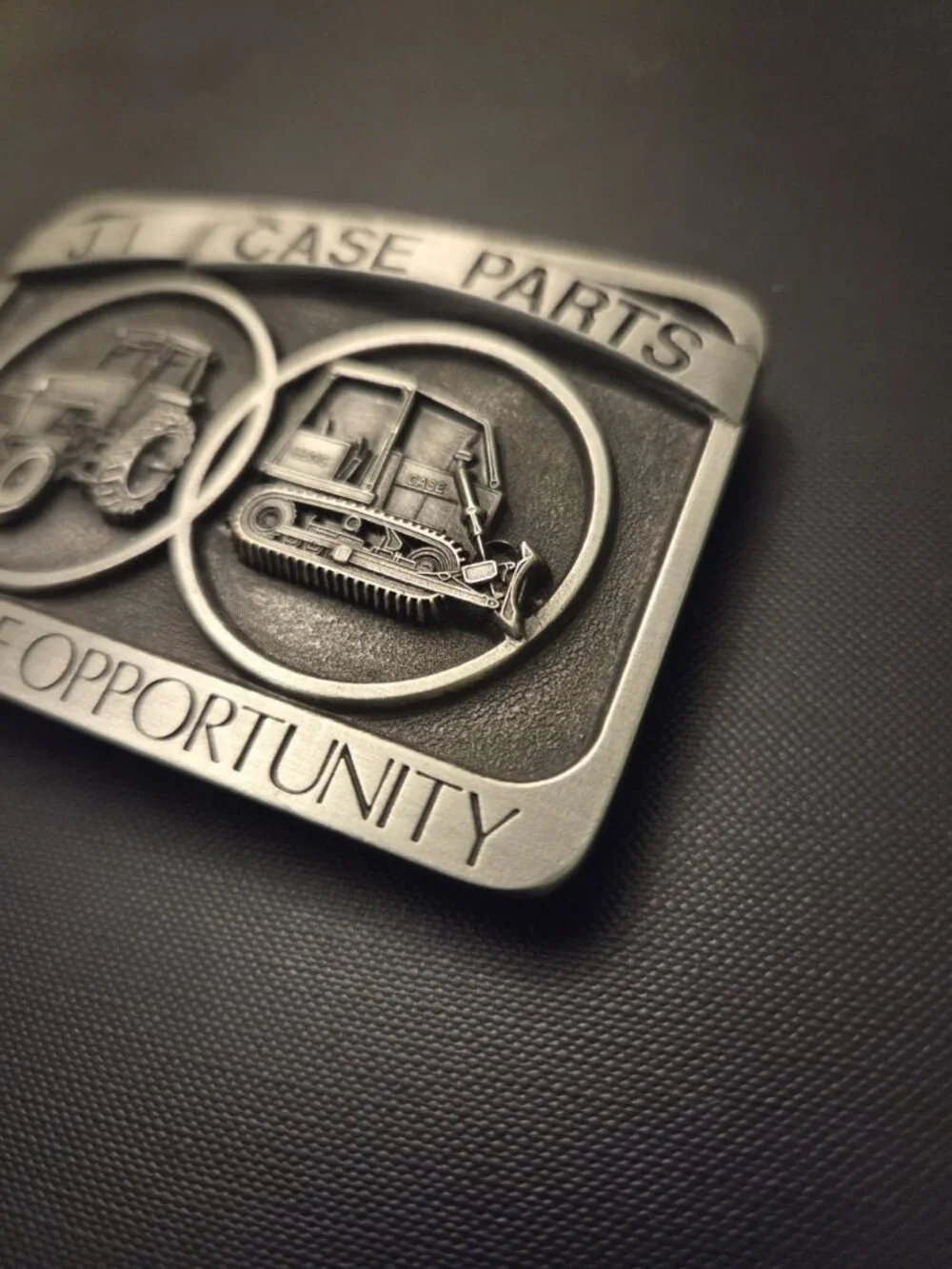 Vintage New Pewter JI Case Parts Land Of‎ Opportunity Trade Fair 1986